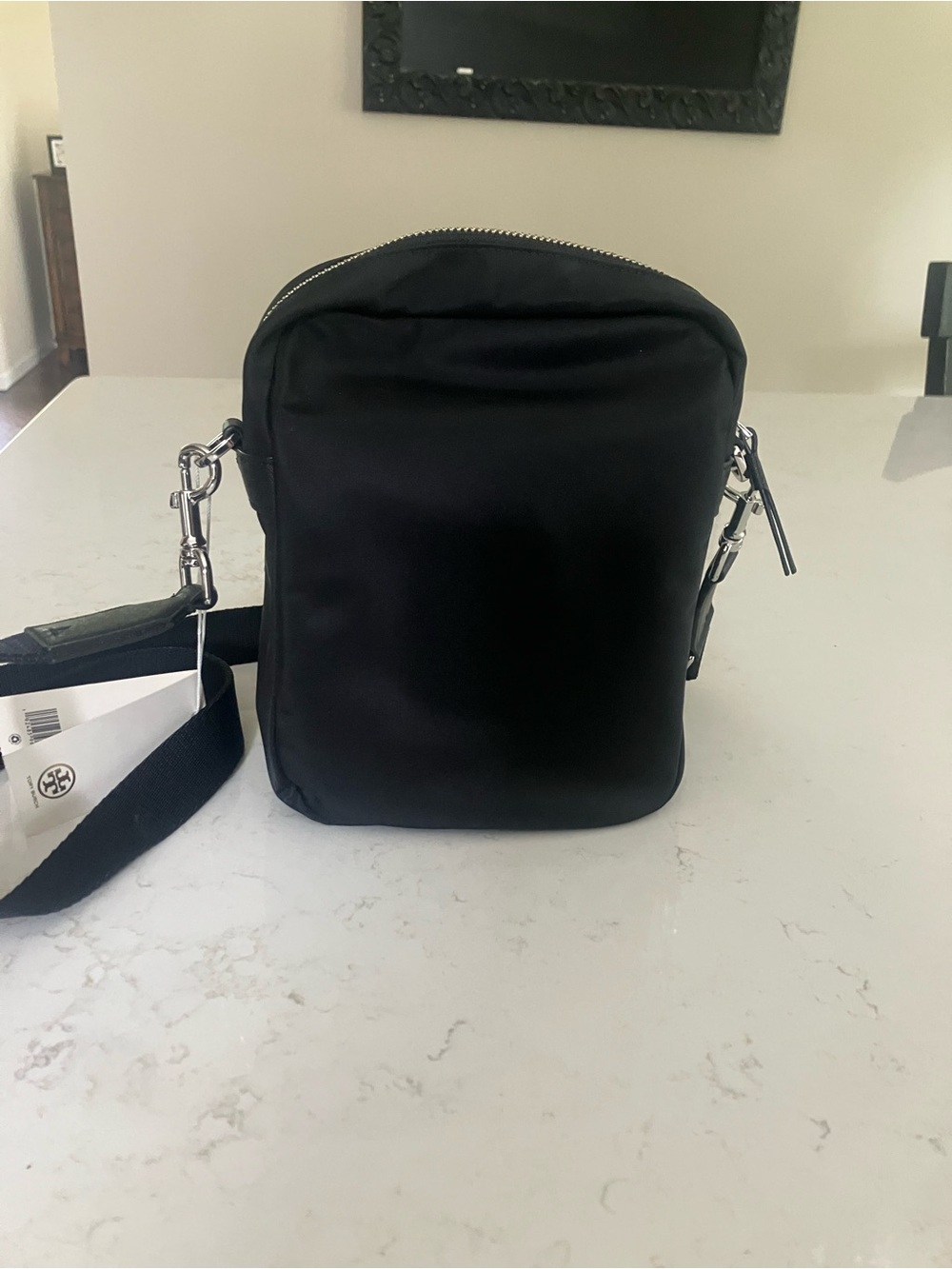 Tory Burch Virginia Black Nylon Camera Bag *NWT* - Picture 2 of 5